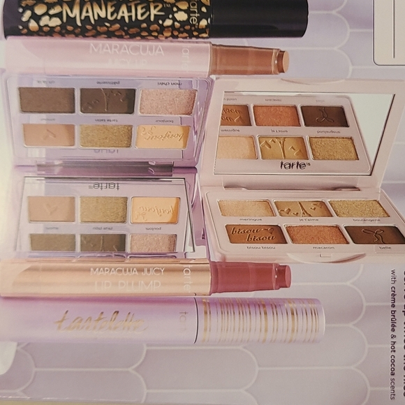 Tartelette Makeup Collection Set 2 Eyeshadow Pallettes 2 Mascara 2 Lip Products - Picture 5 of 14